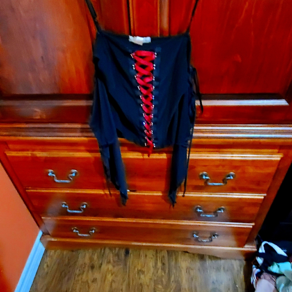 2 sexy gothic tops.